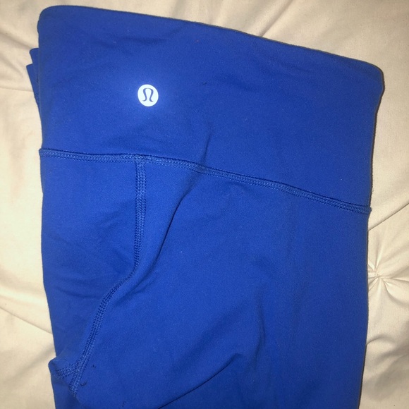 cobalt blue lululemon leggings